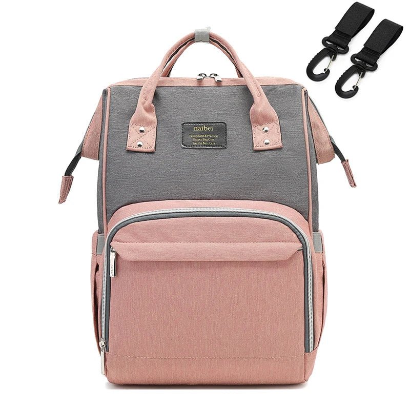 Nappy Backpack Bag Mummy Large Capacity Bag Mom Baby Multi-function Waterproof Outdoor Travel Diaper Bags For Baby Care - Nidoozi
