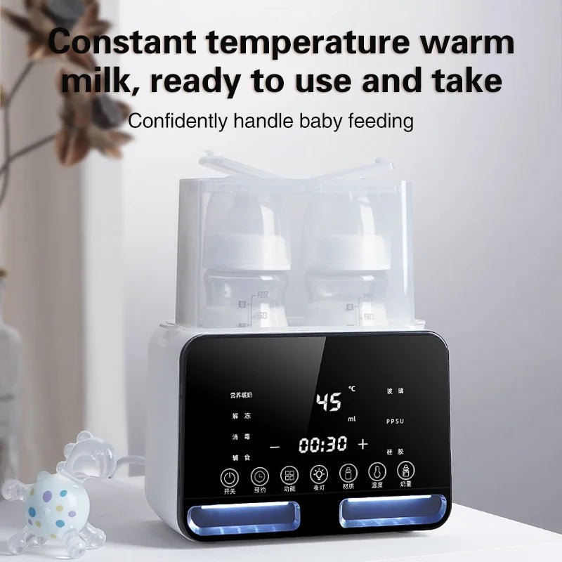 TINSOL New Smart Milk Warmer Baby Bottle Thermos Multi-functional Quick Baby Products Breastmilk Warmer Bottle Sterilizer - Nidoozi