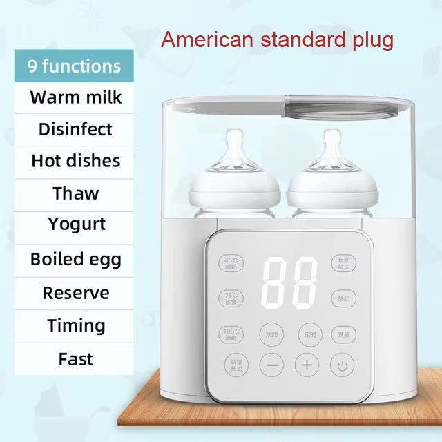 Baby Bottle Warmer Multi function Fast Baby Accessories Food Heater Milk Warmer Steriliser with ACcurate Temperature Control - Nidoozi
