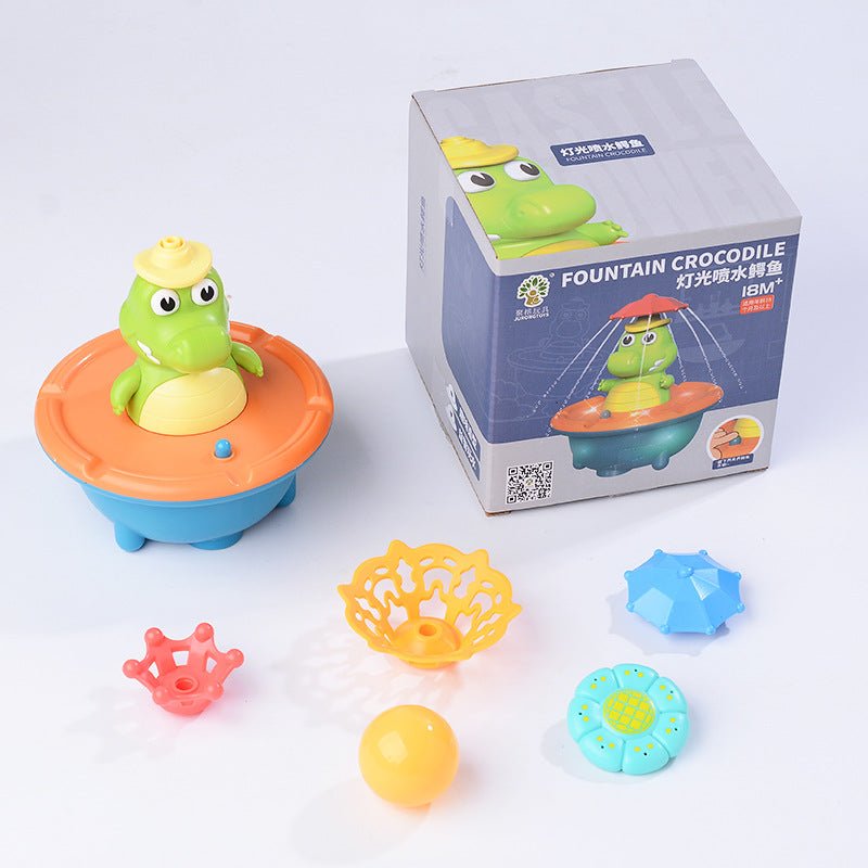 Water Jet Crocodile Bathroom Toy - Nidoozi