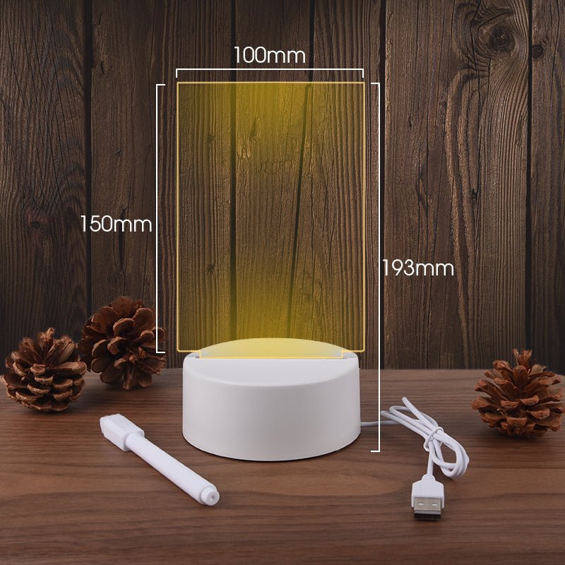 Note Board Creative Led Night Light - Nidoozi