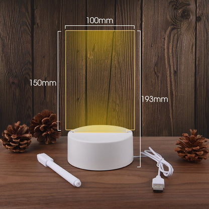 Note Board Creative Led Night Light - Nidoozi