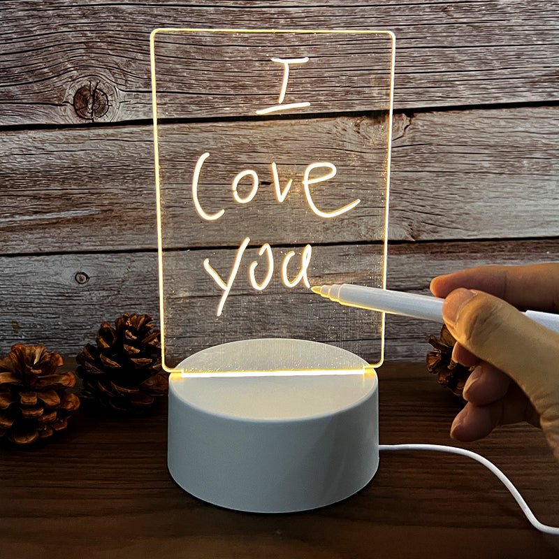 Note Board Creative Led Night Light - Nidoozi