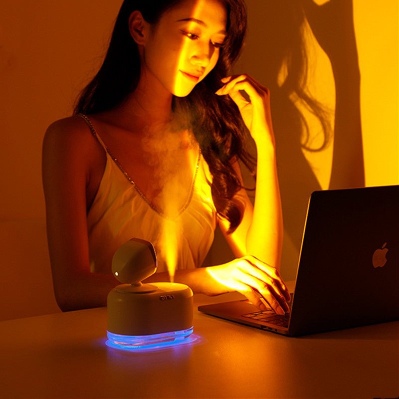 Intelligent Air Humidifier with Sunset Night Light - Nidoozi