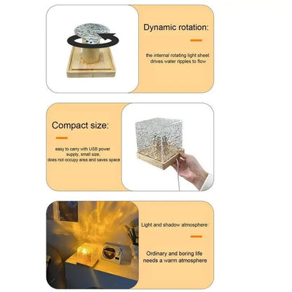 Water Ripple Night Light - Nidoozi