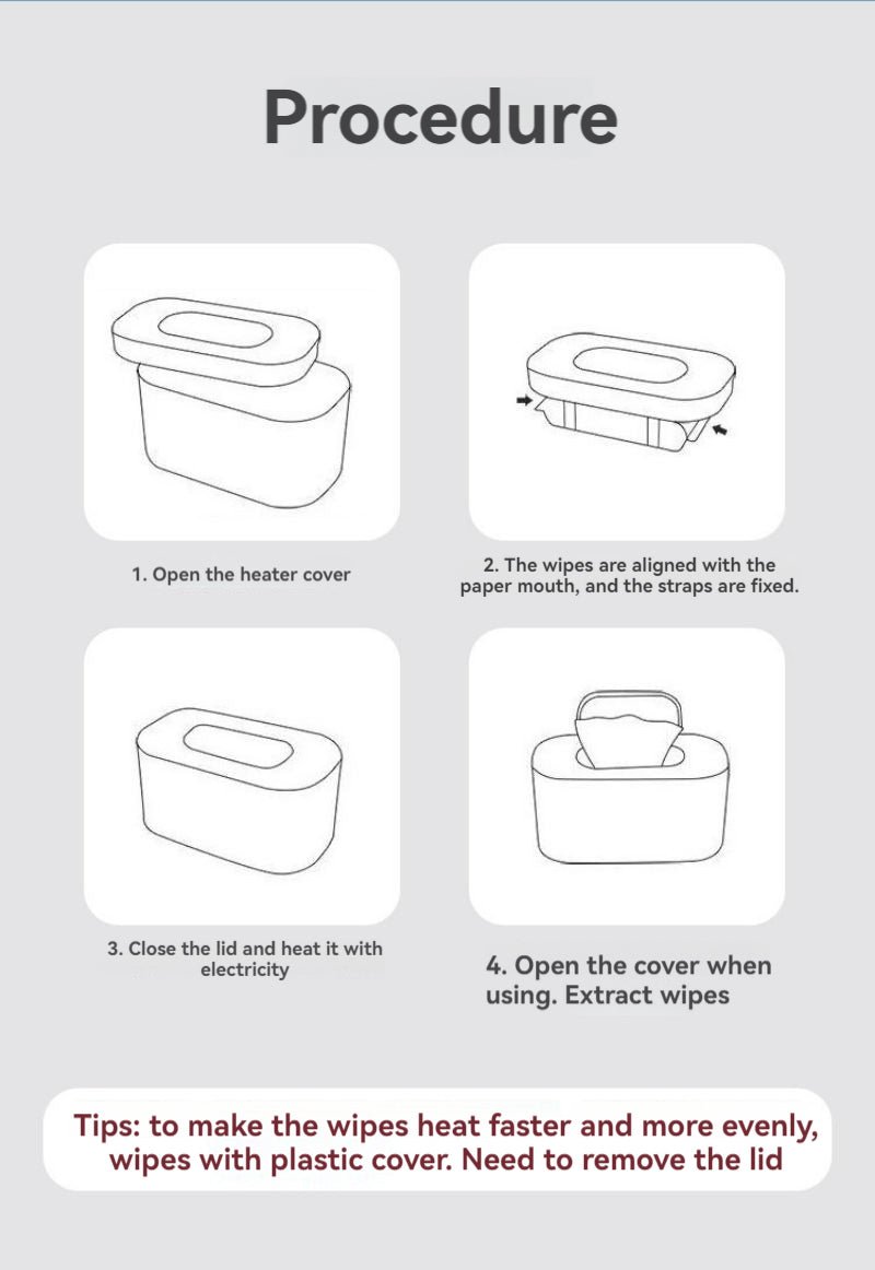 Baby Wipes Portable Heater - Nidoozi