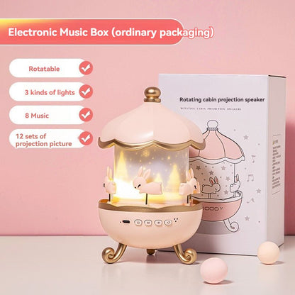 Music Box Rotating Night Light - Nidoozi