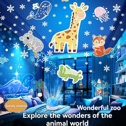 Crown Star Projector Night Light - Nidoozi