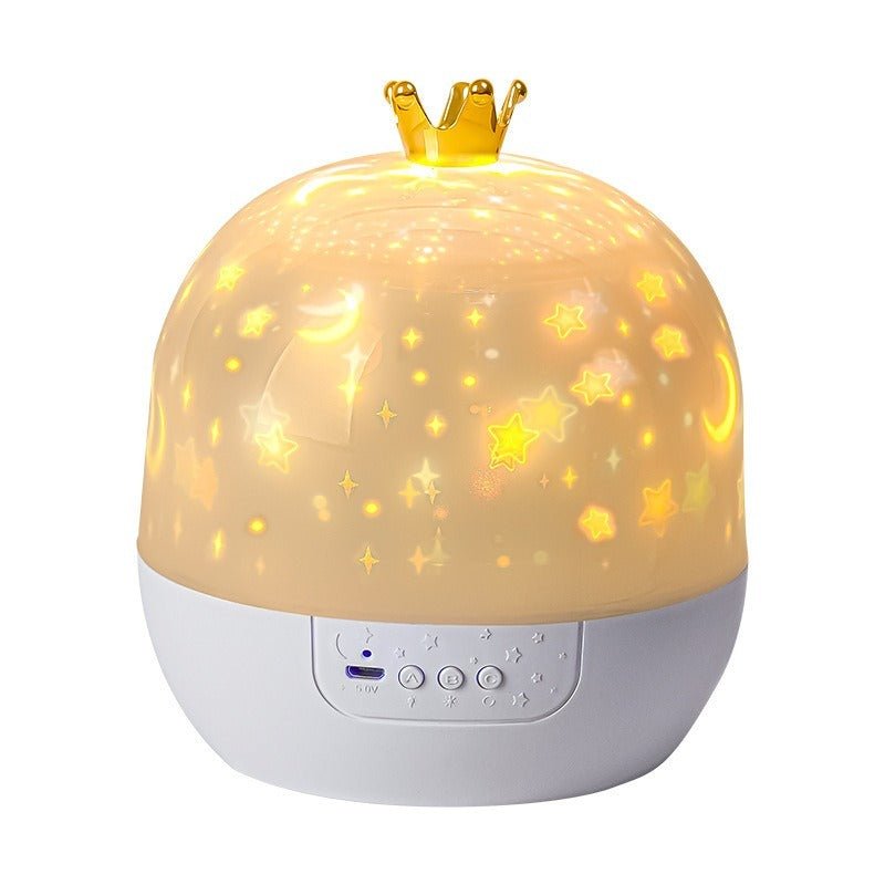 Crown Star Projector Night Light - Nidoozi