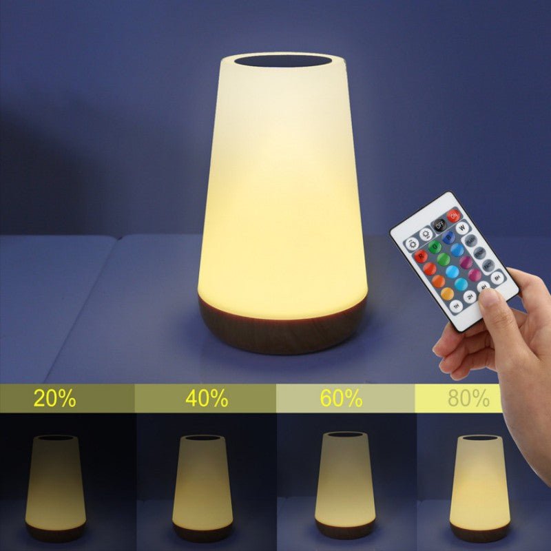 Wood Grain Touch Night Light - Nidoozi