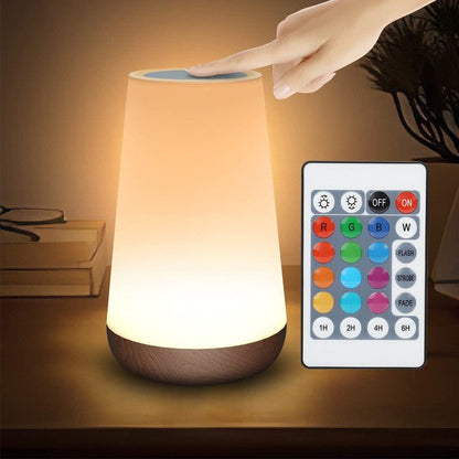 Wood Grain Touch Night Light - Nidoozi