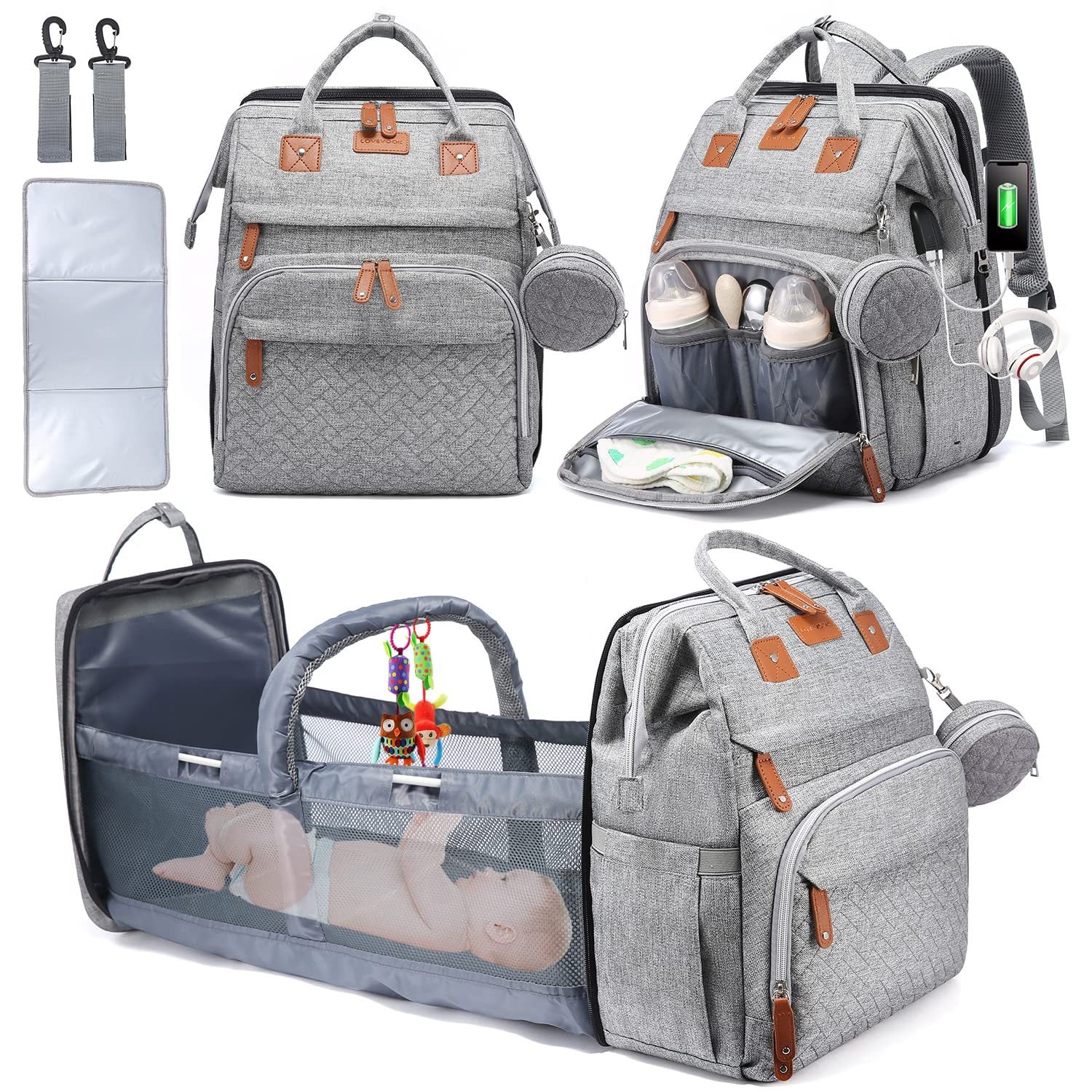 Folding Crib Backpack - Nidoozi