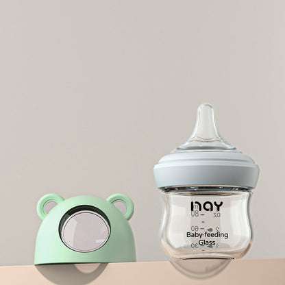 Bear Wide Caliber Milk Bottle - Nidoozi