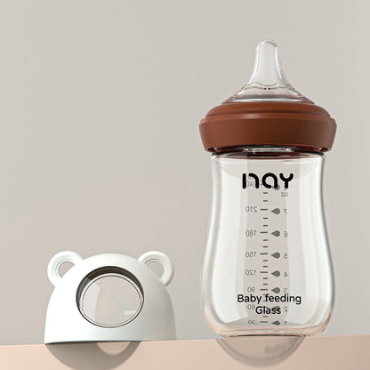 Bear Wide Caliber Milk Bottle - Nidoozi