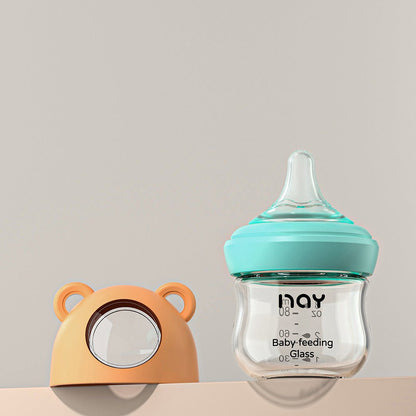 Bear Wide Caliber Milk Bottle - Nidoozi