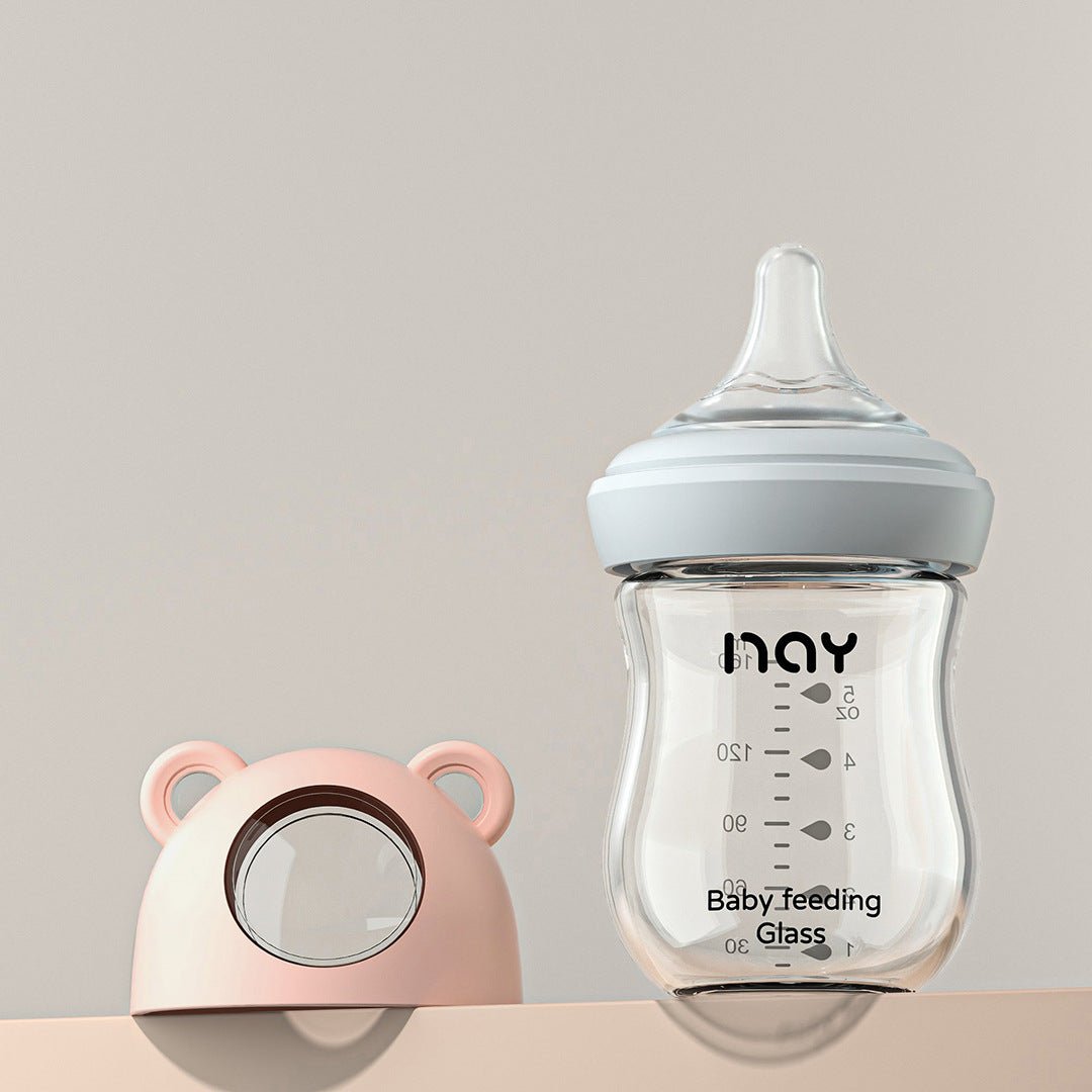 Bear Wide Caliber Milk Bottle - Nidoozi
