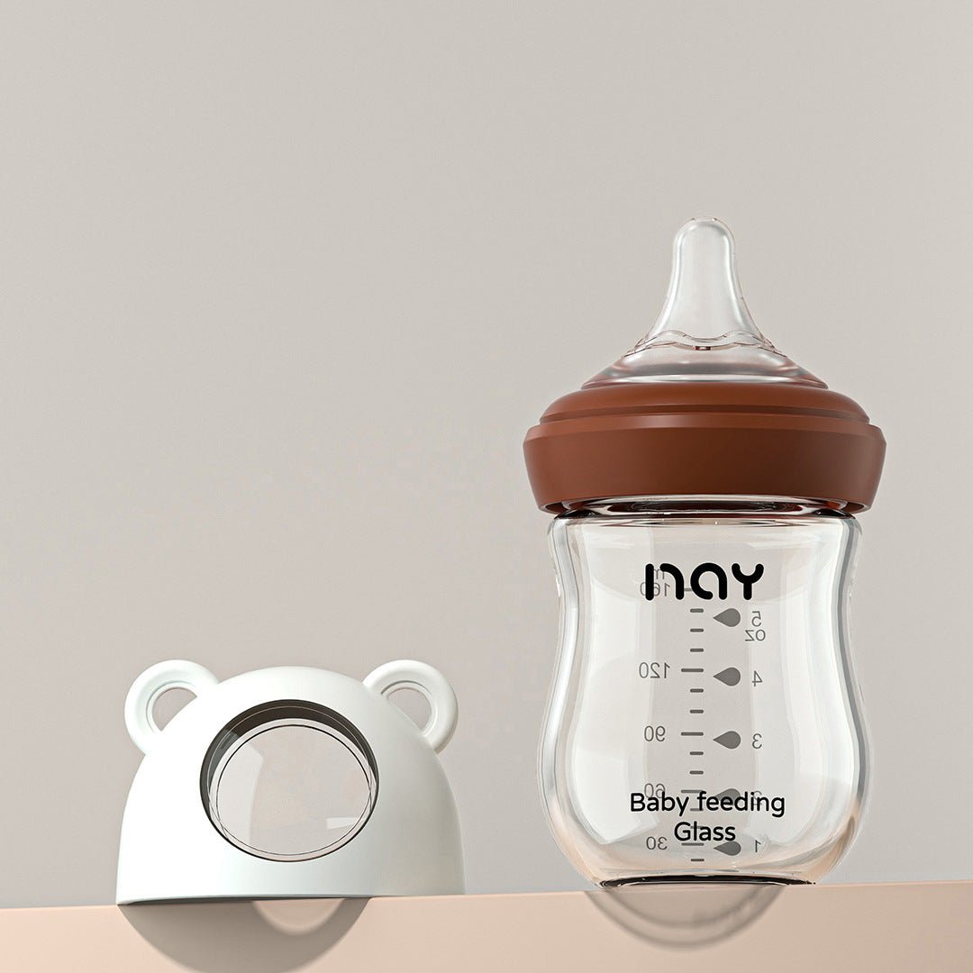 Bear Wide Caliber Milk Bottle - Nidoozi