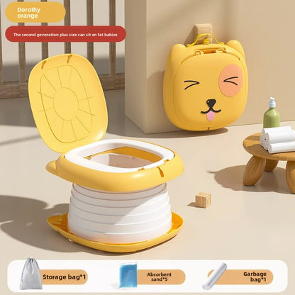 Children's Car Folding Toilet