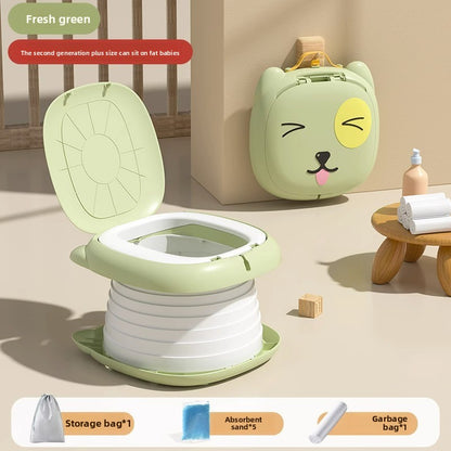 Children's Car Folding Toilet