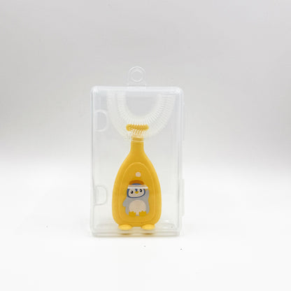 Children's U - Shaped Soft Silicone Toothbrush - Nidoozi