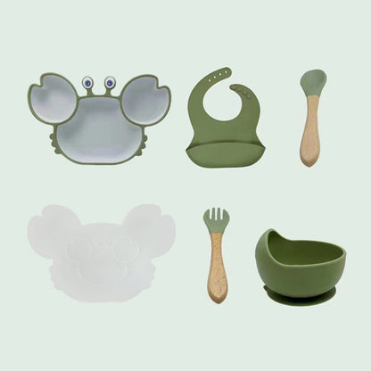 Baby Plate Fork Spoon Suit
