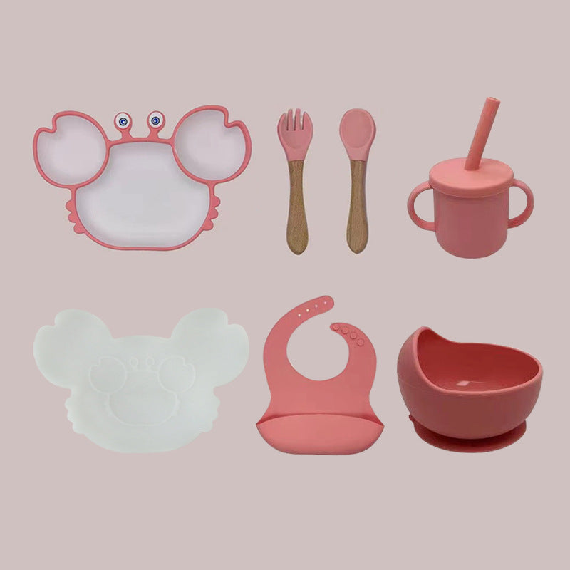 Baby Plate Fork Spoon Suit