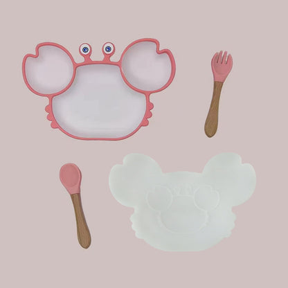 Baby Plate Fork Spoon Suit