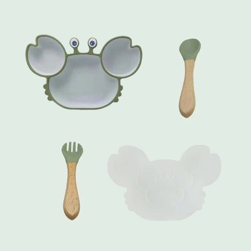 Baby Plate Fork Spoon Suit