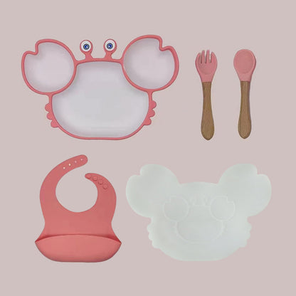 Baby Plate Fork Spoon Suit