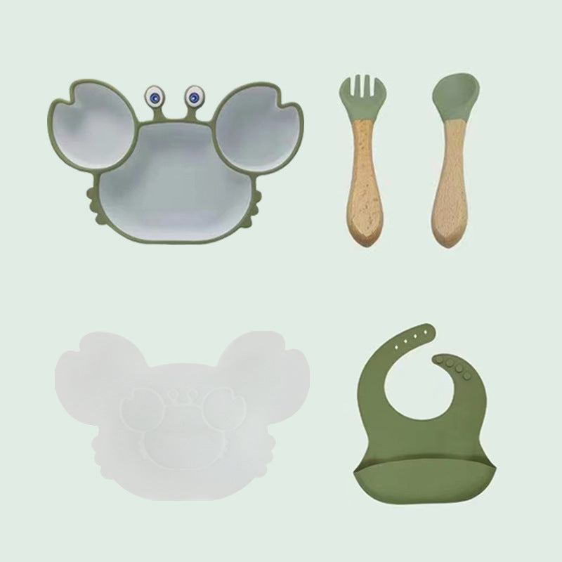 Baby Plate Fork Spoon Suit