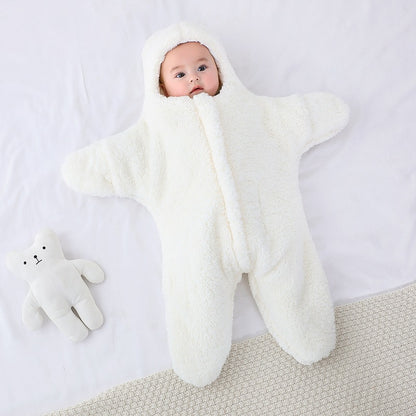 Baby Coated with Thickened Winter