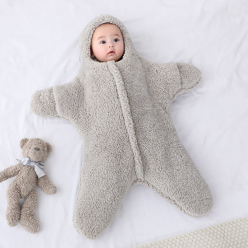 Baby Coated with Thickened Winter