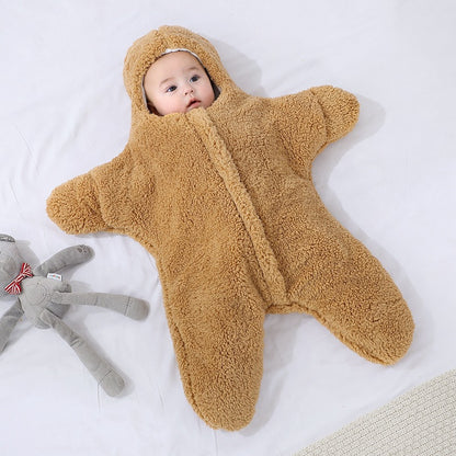 Baby Coated with Thickened Winter