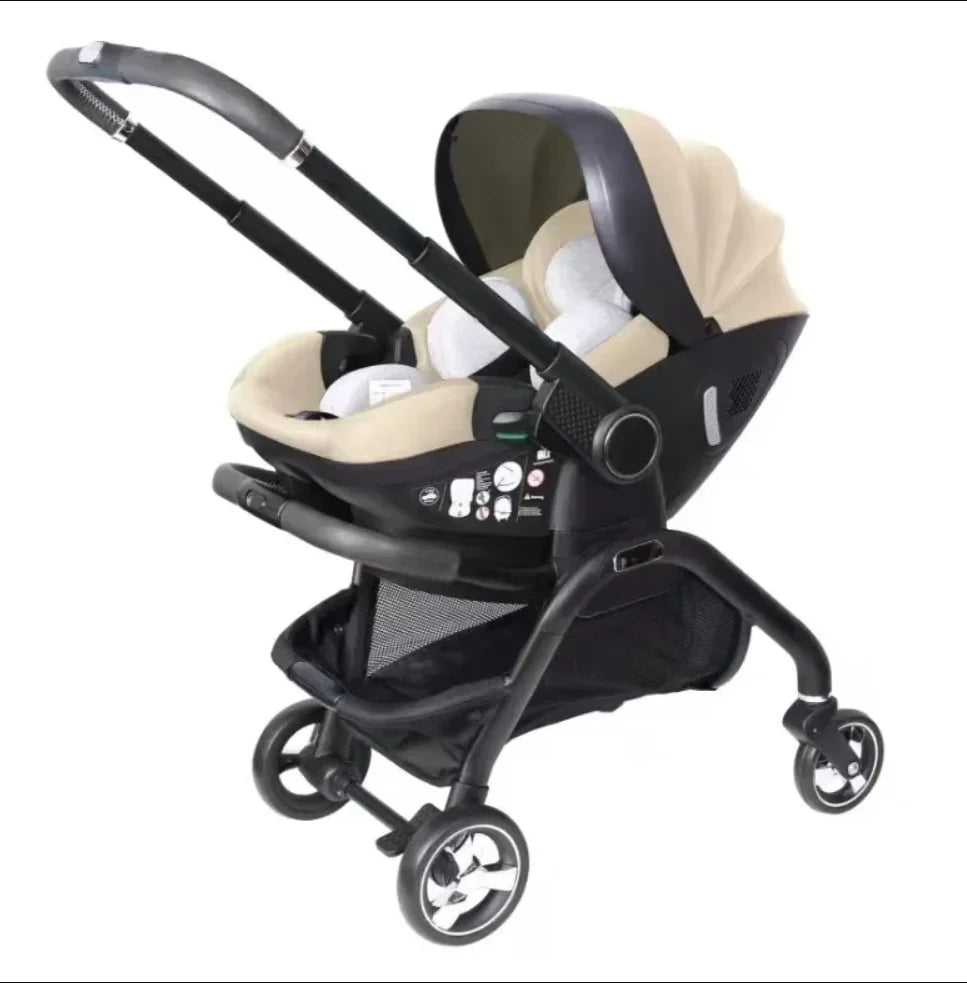 3-in-1 baby safety stroller, two-way newborn baby safety seat, portable 3-in-1 stroller for ages 0-2le for 0-2 years old