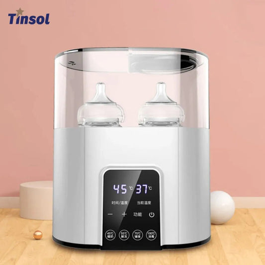 TINSOL Multi-function Baby Nursing Bottle Heater Sterilizer Fast Breast Milk Bottle Warmer with Accurate Temperature Control - Nidoozi