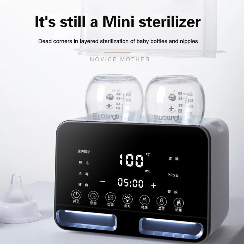 TINSOL New Smart Milk Warmer Baby Bottle Thermos Multi-functional Quick Baby Products Breastmilk Warmer Bottle Sterilizer