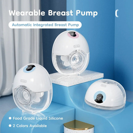 Wearable Breast Pump Hands Free Electric Breast Pumps Comfort Milk Collector Lightweight with LED Display 4 Modes & 36 Levels - Nidoozi