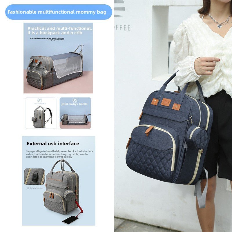 Portable Baby Bed Mommy Bag - Nidoozi