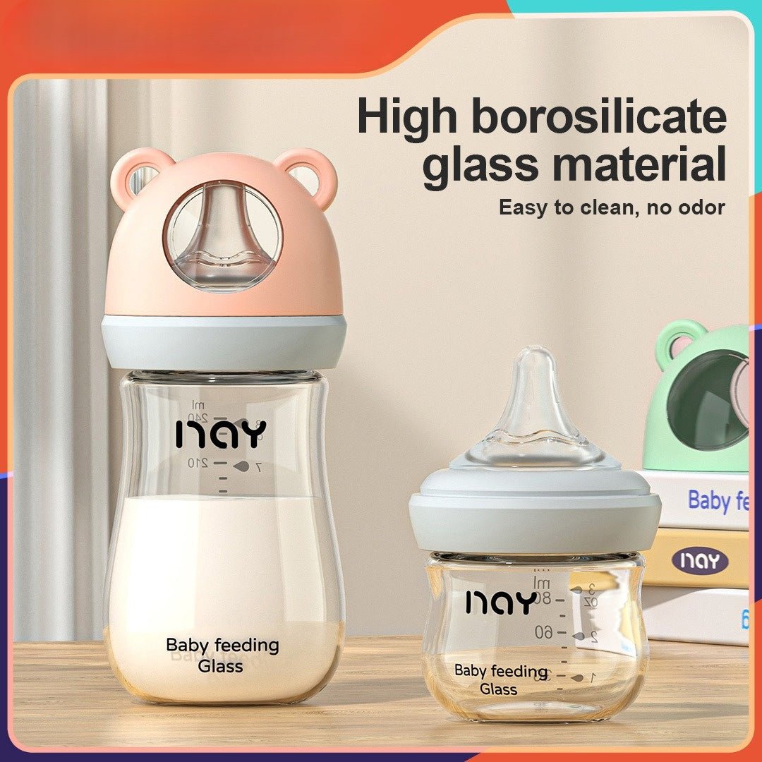 Bear Wide Caliber Milk Bottle - Nidoozi