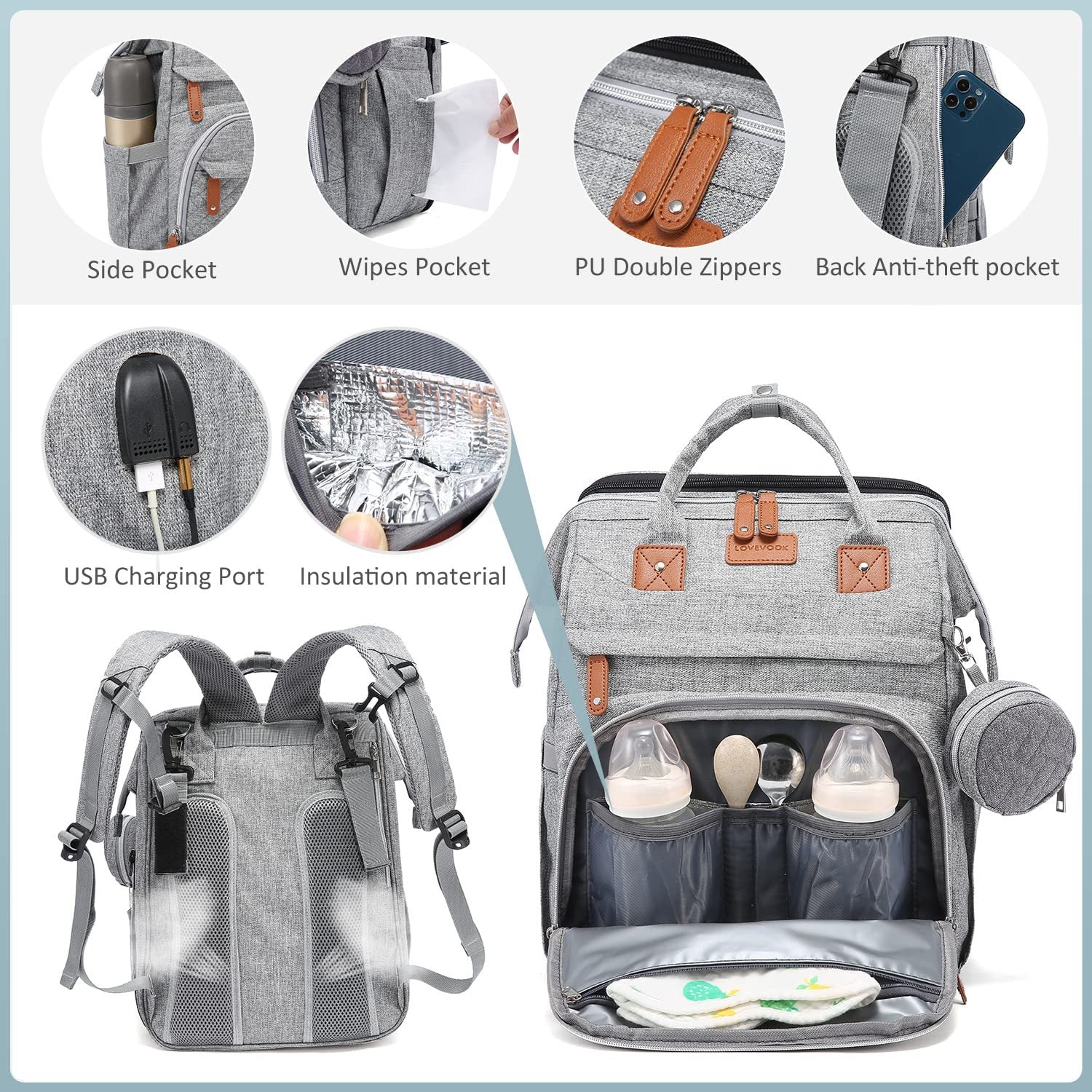 Folding Crib Backpack - Nidoozi