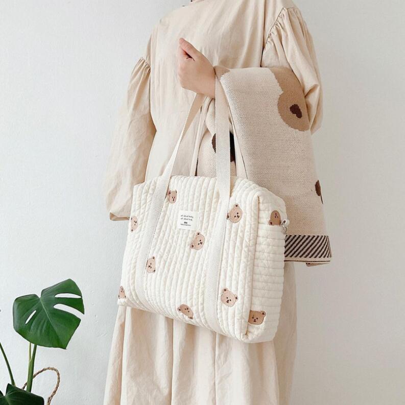 Embroidered Mommy Tote - Nidoozi