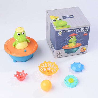 Water Jet Crocodile Bathroom Toy - Nidoozi