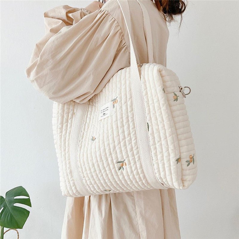 Embroidered Mommy Tote - Nidoozi