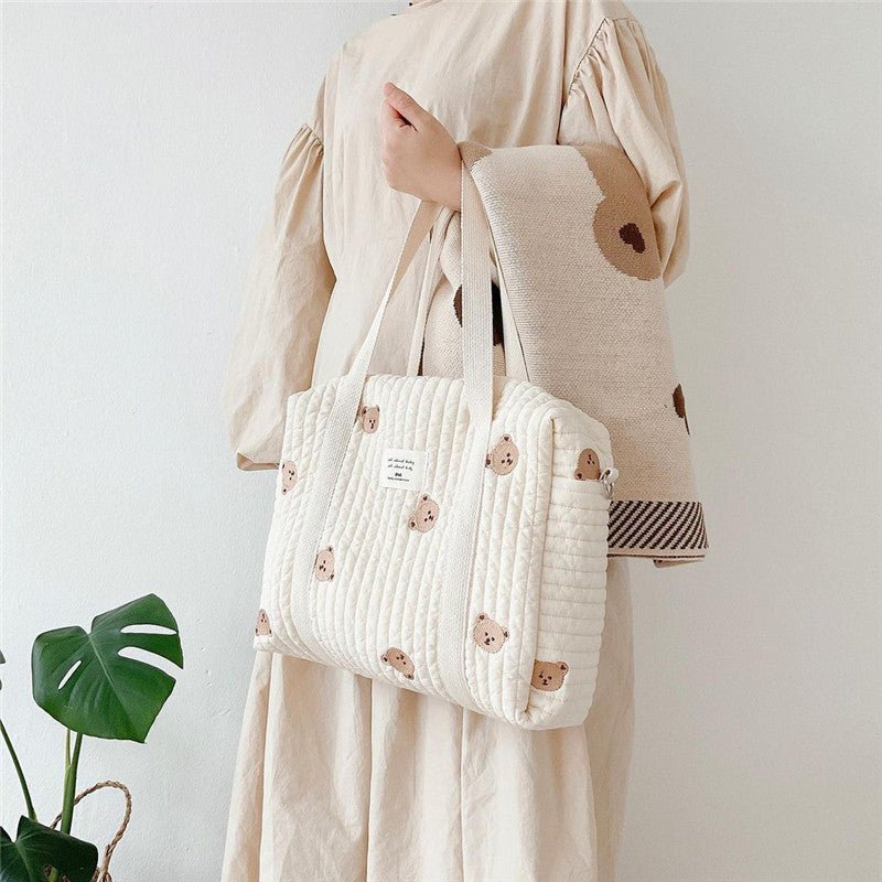 Embroidered Mommy Tote - Nidoozi