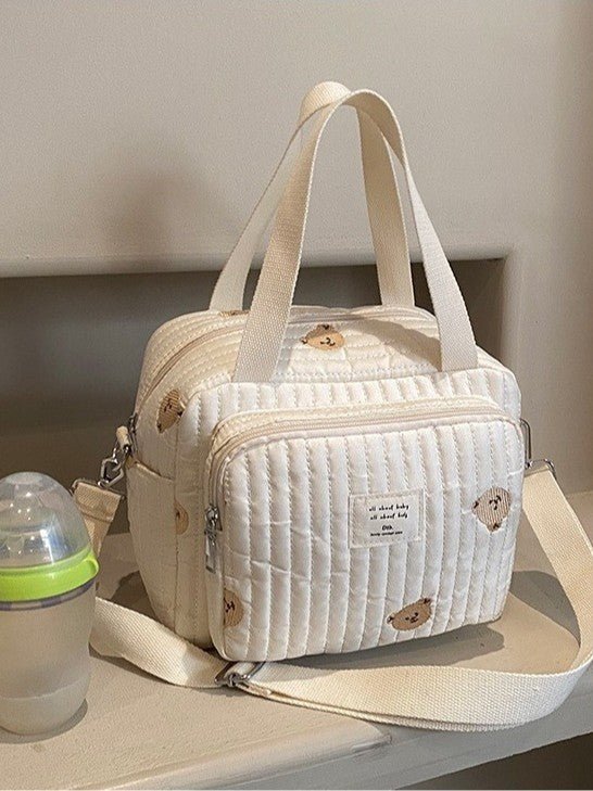 Embroidered Large - Capacity Mummy Bag - Nidoozi