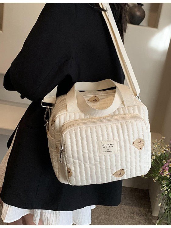 Embroidered Large - Capacity Mummy Bag - Nidoozi