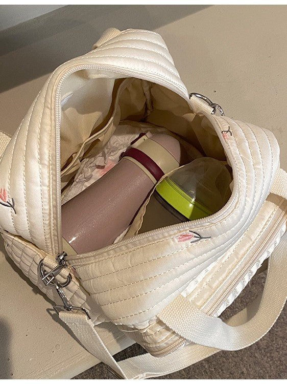 Embroidered Large - Capacity Mummy Bag - Nidoozi