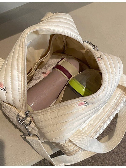 Embroidered Large - Capacity Mummy Bag - Nidoozi
