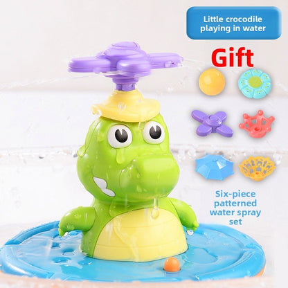 Water Jet Crocodile Bathroom Toy - Nidoozi