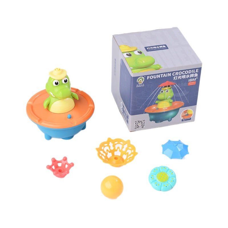 Water Jet Crocodile Bathroom Toy - Nidoozi